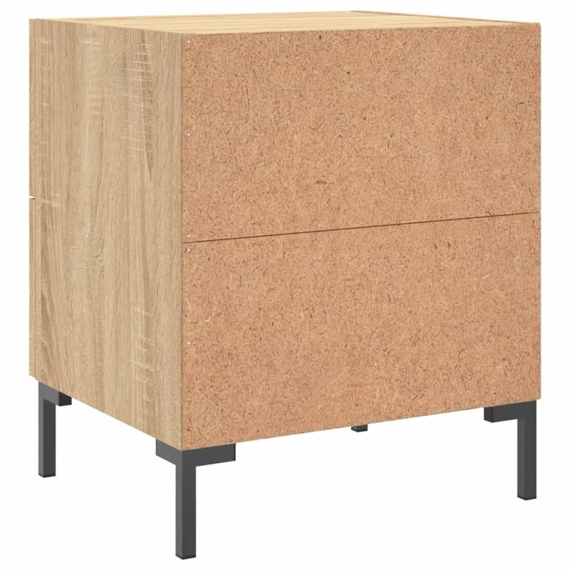 Casa si Gradina - Mobilier - Comode si corpuri - Noptiere - Noptiere, 2 buc., stejar sonoma, 40x35x47,5 cm, lemn compozit - Infinity.ro