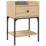 Casa si Gradina - Mobilier - Comode si corpuri - Noptiere - Noptiere, 2 buc., stejar sonoma, 40,5x31x60 cm, lemn compozit - Infinity.ro