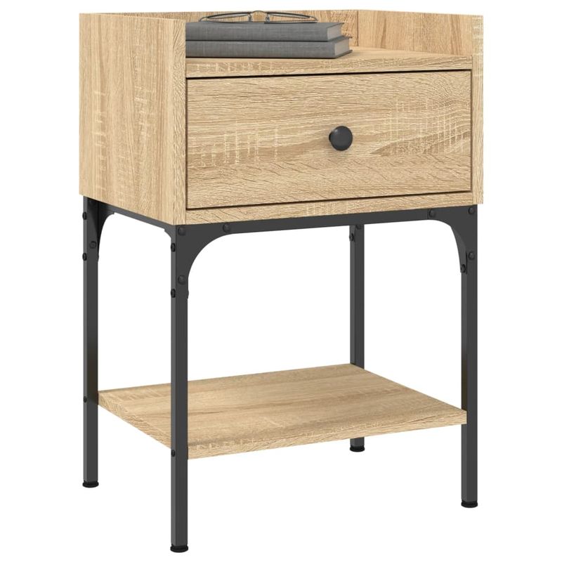 Casa si Gradina - Mobilier - Comode si corpuri - Noptiere - Noptiere, 2 buc., stejar sonoma, 40,5x31x60 cm, lemn compozit - Infinity.ro