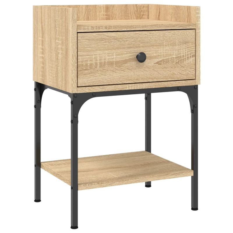 Casa si Gradina - Mobilier - Comode si corpuri - Noptiere - Noptiere, 2 buc., stejar sonoma, 40,5x31x60 cm, lemn compozit - Infinity.ro