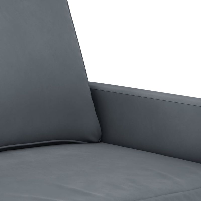 Casa si Gradina - Mobilier - Scaune si fotolii - Fotolii - Fotoliu canapea, gri inchis, 60 cm, catifea - Infinity.ro
