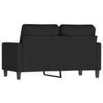 Casa si Gradina - Mobilier - Canapele si coltare - Canapele - Canapea cu 2 locuri, negru, 120 cm, catifea - Infinity.ro