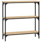 Casa si Gradina - Mobilier - Comode si corpuri - Console - Masa consola, stejar sonoma, 75x22,5x75 cm, lemn prelucrat - Infinity.ro