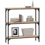 Casa si Gradina - Mobilier - Comode si corpuri - Console - Masa consola, stejar sonoma, 75x22,5x75 cm, lemn prelucrat - Infinity.ro