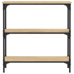 Casa si Gradina - Mobilier - Comode si corpuri - Console - Masa consola, stejar sonoma, 75x22,5x75 cm, lemn prelucrat - Infinity.ro