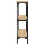 Casa si Gradina - Mobilier - Comode si corpuri - Console - Masa consola, stejar sonoma, 75x22,5x75 cm, lemn prelucrat - Infinity.ro