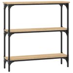Casa si Gradina - Mobilier - Comode si corpuri - Console - Masa consola, stejar sonoma, 75x22,5x75 cm, lemn prelucrat - Infinity.ro