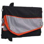 Sport si Outdoor - Ciclism - Accesorii pentru biciclete - Remorci biciclete - Remorca pentru biciclete, negru și portocaliu, 45 kg, fier, mărime 133x68x68 cm - Infinity.ro