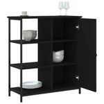 Casa si Gradina - Mobilier - Comode si corpuri - Comode - Servanta, negru, 70x30x80 cm, lemn prelucrat - Infinity.ro