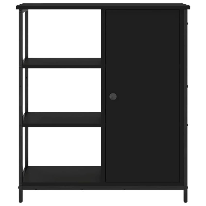 Casa si Gradina - Mobilier - Comode si corpuri - Comode - Servanta, negru, 70x30x80 cm, lemn prelucrat - Infinity.ro