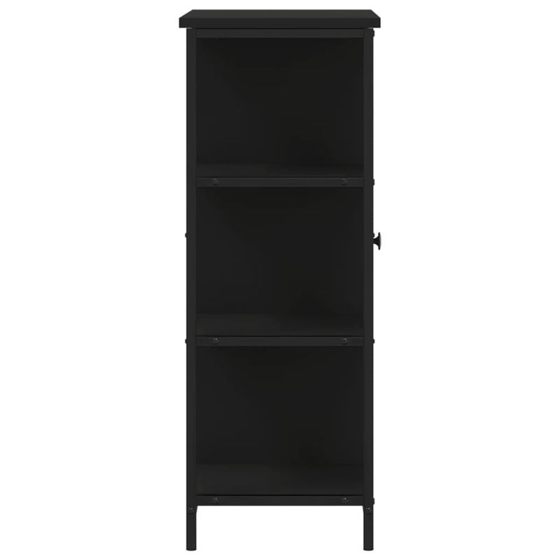 Casa si Gradina - Mobilier - Comode si corpuri - Comode - Servanta, negru, 70x30x80 cm, lemn prelucrat - Infinity.ro