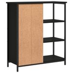 Casa si Gradina - Mobilier - Comode si corpuri - Comode - Servanta, negru, 70x30x80 cm, lemn prelucrat - Infinity.ro