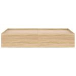 Casa si Gradina - Mobilier - Paturi si accesorii - Paturi - Cadru pat, stejar sonoma, 180x200 cm, Super King Size - Infinity.ro