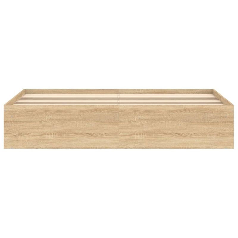 Casa si Gradina - Mobilier - Paturi si accesorii - Paturi - Cadru pat, stejar sonoma, 180x200 cm, Super King Size - Infinity.ro