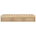 Casa si Gradina - Mobilier - Paturi si accesorii - Paturi - Cadru pat, stejar sonoma, 180x200 cm, Super King Size - Infinity.ro