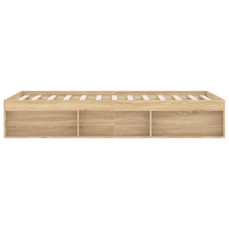 Casa si Gradina - Mobilier - Paturi si accesorii - Paturi - Cadru pat, stejar sonoma, 180x200 cm, Super King Size - Infinity.ro
