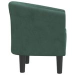 Casa si Gradina - Mobilier - Scaune si fotolii - Fotolii - Fotoliu tip cuva, verde inchis, catifea - Infinity.ro