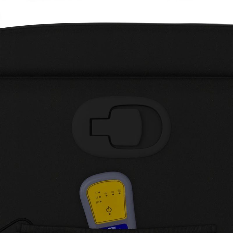 Ingrijire personala si Cosmetice - Sanatate si wellness - Articole wellness - Fotolii de masaj - Fotoliu rabatabil cu masaj, negru, piele ecologica - Infinity.ro