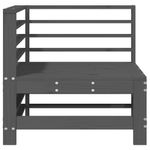 Casa si Gradina - Gradina si terasa - Mobilier exterior - Canapele si fotolii gradina - Canapea de colt de gradina, 2 buc., gri, lemn masiv de pin - Infinity.ro