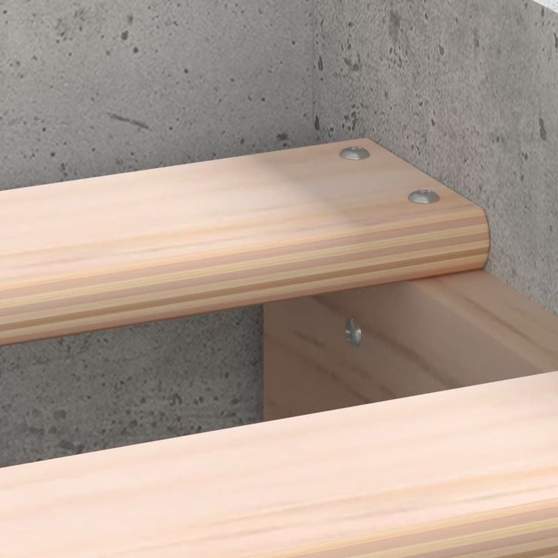 Casa si Gradina - Mobilier - Paturi si accesorii - Paturi - Cadru de pat cu tablie la cap/picioare, gri beton, 135x190 cm - Infinity.ro