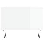 Casa si Gradina - Mobilier - Mese si birouri - Masute de cafea - Masuta de cafea, alb extralucios, 90x50x36,5 cm, lemn compozit - Infinity.ro