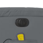 Ingrijire personala si Cosmetice - Sanatate si wellness - Articole wellness - Fotolii de masaj - Fotoliu de masaj electric rabatabil, gri, piele ecologica - Infinity.ro