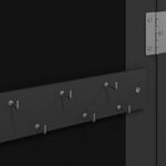 Casa si Gradina - Mobilier - Dulapuri si sifoniere - Dulapuri - Dulap de bijuterii cu oglinda si lumini LED, de perete, negru - Infinity.ro