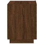 Casa si Gradina - Mobilier - Comode si corpuri - Noptiere - Noptiera cu lumini LED, stejar maro, lemn prelucrat - Infinity.ro