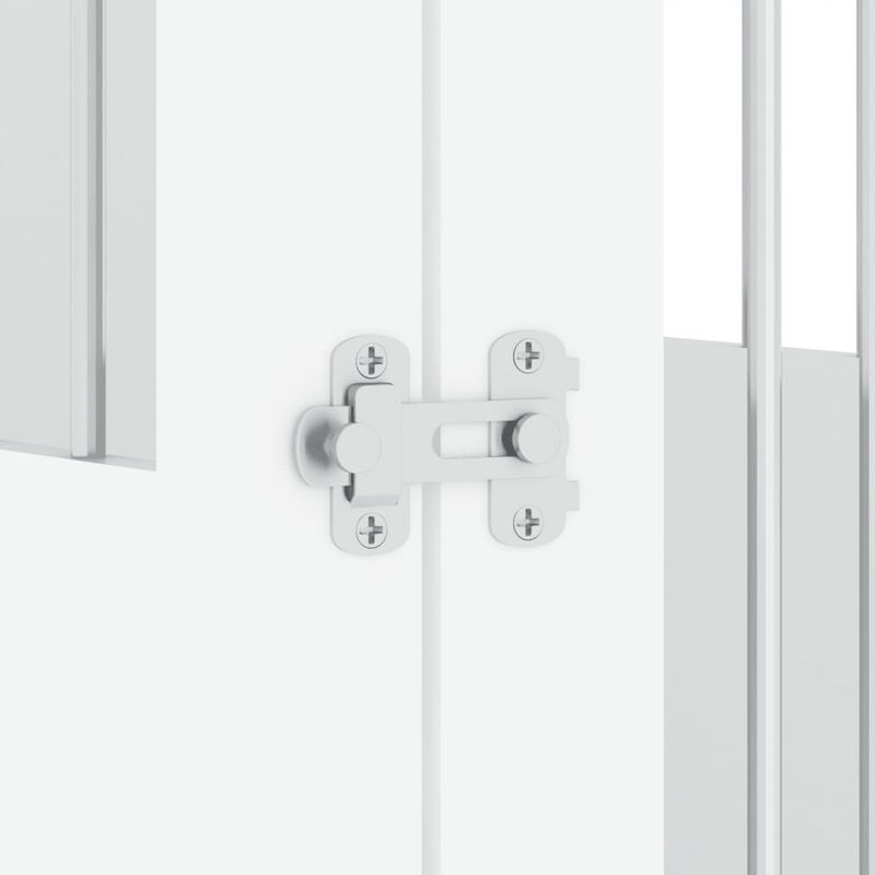 Petshop - Accesorii petshop - Culcusuri si custi - Custi interior si exterior - Lada pentru caini, alb, 55x75x65 cm, lemn prelucrat - Infinity.ro