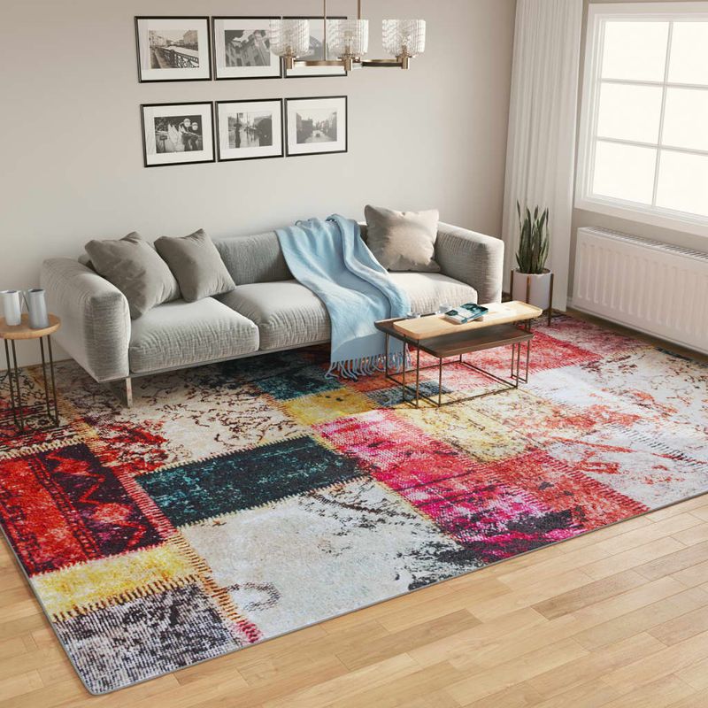 Casa si Gradina - Textile si covoare - Covoare - Covoare casa - Covor lavabil, multicolor, 400x300 cm, anti-alunecare - Infinity.ro