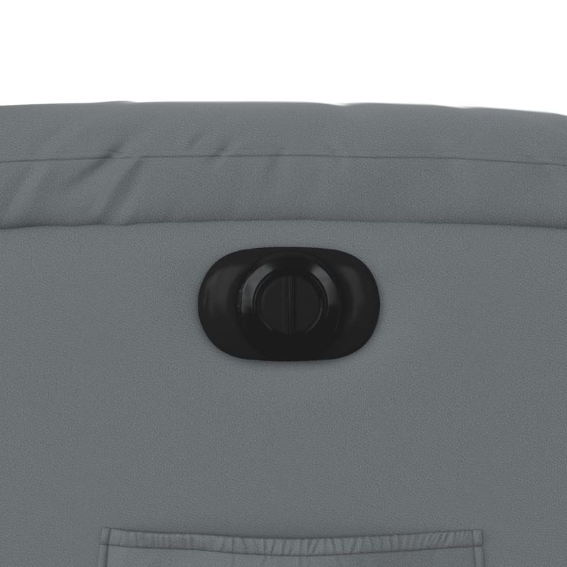 Casa si Gradina - Mobilier - Scaune si fotolii - Fotolii - Fotoliu rabatabil electric, gri, piele ecologica - Infinity.ro