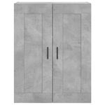 Casa si Gradina - Mobilier - Comode si corpuri - Corpuri bucatarie - Dulap inalt, gri beton, 69,5x34x180, lemn compozit - Infinity.ro