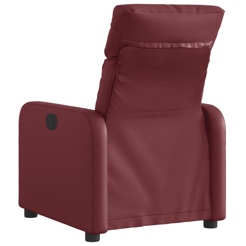 Casa si Gradina - Mobilier - Scaune si fotolii - Fotolii - Fotoliu rabatabil electric, rosu vin, piele ecologica - Infinity.ro