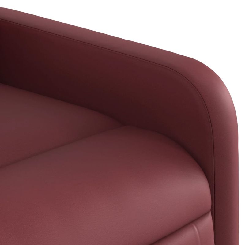 Casa si Gradina - Mobilier - Scaune si fotolii - Fotolii - Fotoliu rabatabil electric, rosu vin, piele ecologica - Infinity.ro