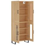 Casa si Gradina - Mobilier - Comode si corpuri - Comode - Dulap inalt, stejar sonoma, 69,5x34x180 cm, lemn compozit - Infinity.ro