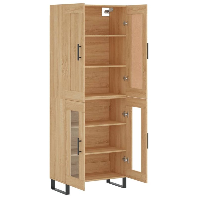 Casa si Gradina - Mobilier - Comode si corpuri - Comode - Dulap inalt, stejar sonoma, 69,5x34x180 cm, lemn compozit - Infinity.ro