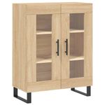 Casa si Gradina - Mobilier - Comode si corpuri - Comode - Dulap inalt, stejar sonoma, 69,5x34x180 cm, lemn compozit - Infinity.ro