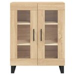 Casa si Gradina - Mobilier - Comode si corpuri - Comode - Dulap inalt, stejar sonoma, 69,5x34x180 cm, lemn compozit - Infinity.ro