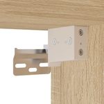 Casa si Gradina - Mobilier - Comode si corpuri - Comode - Dulap inalt, stejar sonoma, 69,5x34x180 cm, lemn compozit - Infinity.ro