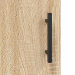 Casa si Gradina - Mobilier - Comode si corpuri - Comode - Dulap inalt, stejar sonoma, 69,5x34x180 cm, lemn compozit - Infinity.ro