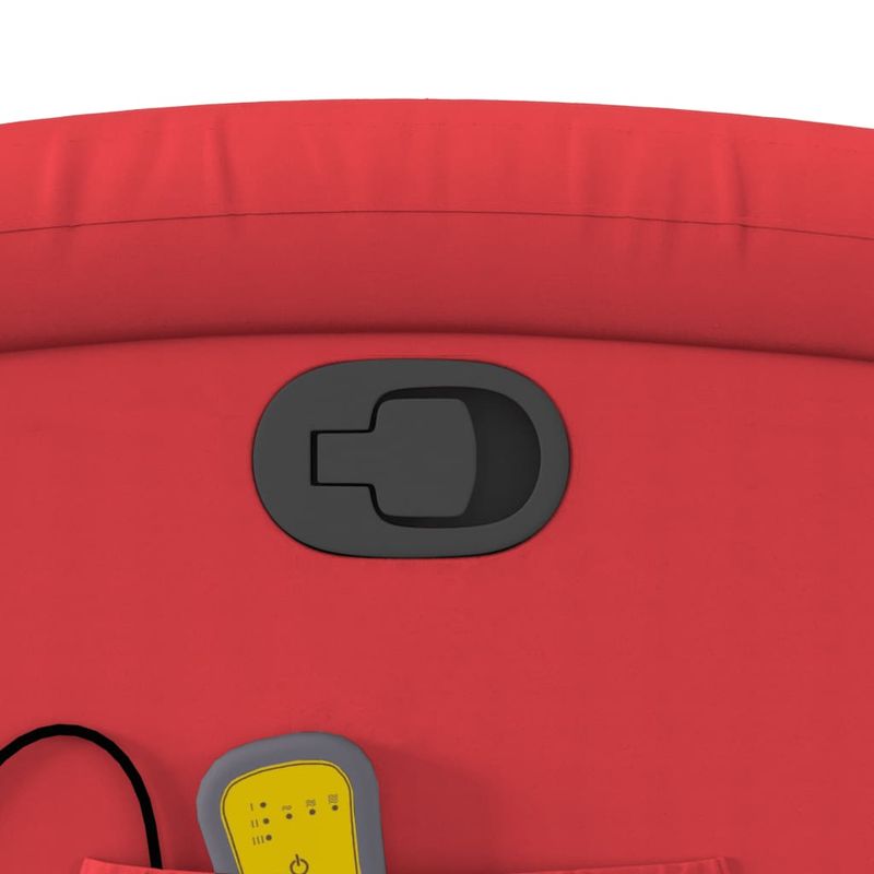 Ingrijire personala si Cosmetice - Sanatate si wellness - Articole wellness - Fotolii de masaj - Fotoliu de masaj rabatabil vertical, rosu, piele ecologica - Infinity.ro