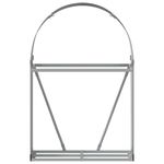 Casa si Gradina - Termice - Sobe, Seminee si accesorii - Accesorii seminee si sobe - Suport de busteni, antracit, 80x45x120 cm, otel galvanizat - Infinity.ro