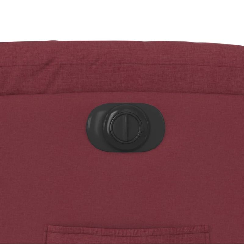 Casa si Gradina - Mobilier - Scaune si fotolii - Fotolii - Fotoliu rabatabil electric, rosu vin, material textil - Infinity.ro