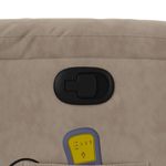 Ingrijire personala si Cosmetice - Sanatate si wellness - Articole wellness - Fotolii de masaj - Fotoliu de masaj rabatabil cu ridicare, gri taupe, microfibra, model înclinare pe spate manuală - Infinity.ro