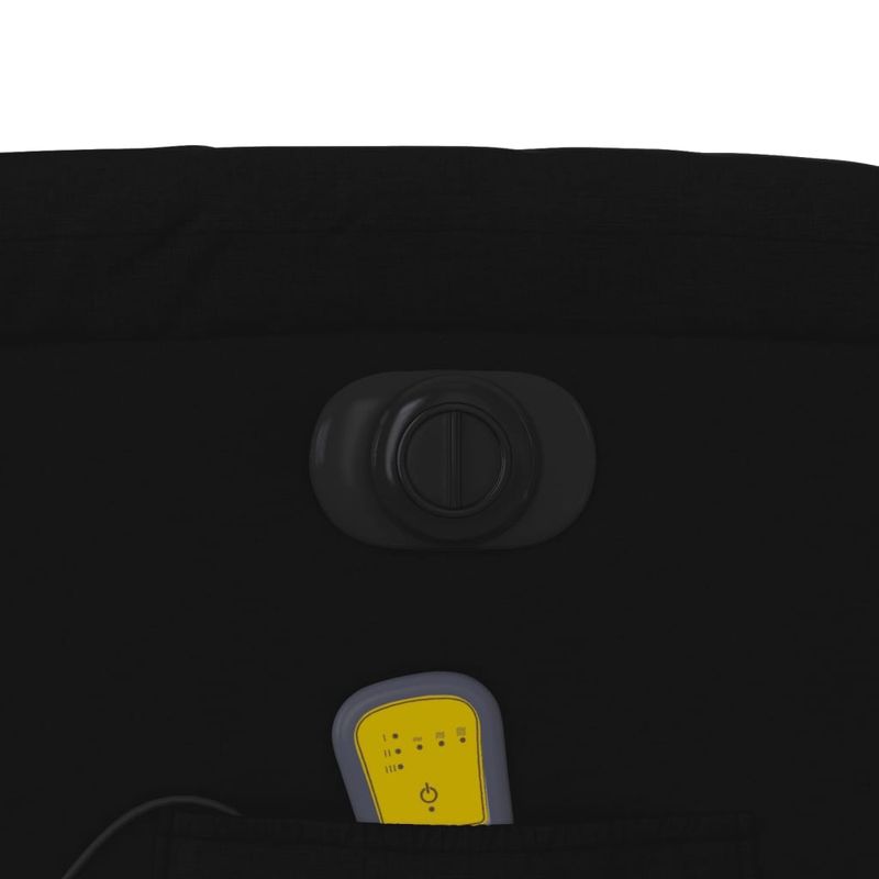 Ingrijire personala si Cosmetice - Sanatate si wellness - Articole wellness - Fotolii de masaj - Fotoliu electric de masaj rabatabil, negru, textil - Infinity.ro