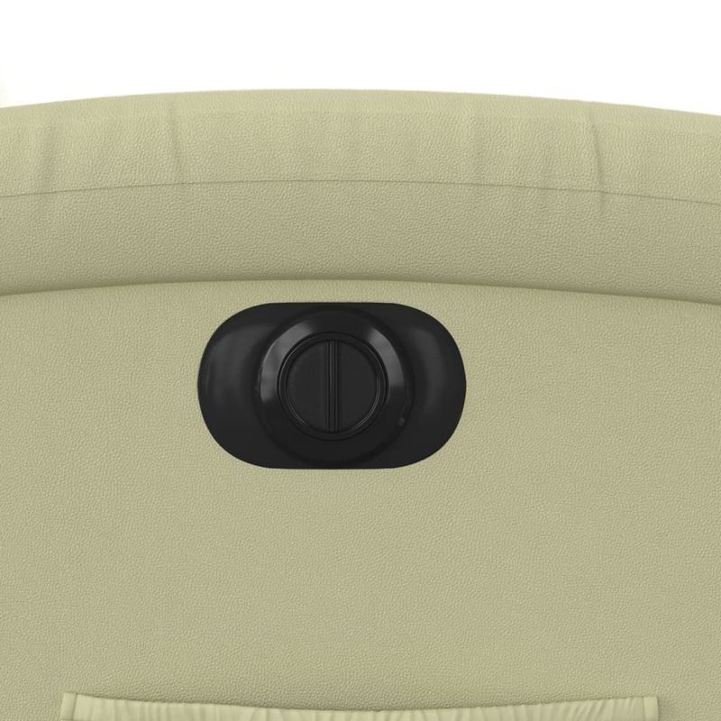 Casa si Gradina - Mobilier - Scaune si fotolii - Fotolii - Fotoliu rabatabil electric cu ridicare, crem, piele naturala - Infinity.ro