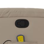 Ingrijire personala si Cosmetice - Sanatate si wellness - Articole wellness - Fotolii de masaj - Fotoliu de masaj rabatabil vertical cappuccino piele ecologica - Infinity.ro