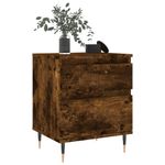 Casa si Gradina - Mobilier - Comode si corpuri - Noptiere - Noptiere, 2 buc., stejar fumuriu, 40x35x50 cm, lemn compozit - Infinity.ro