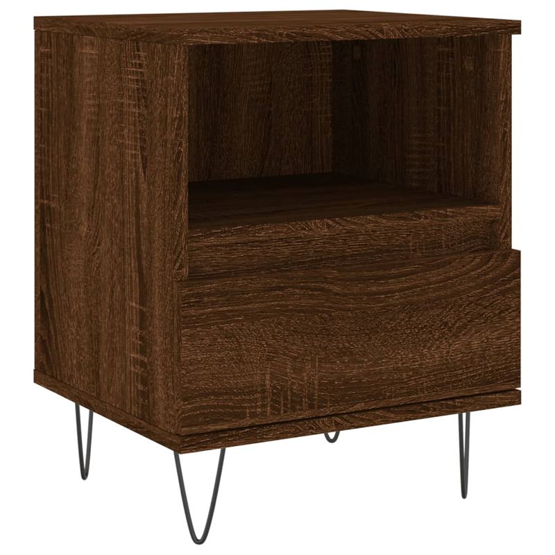 Casa si Gradina - Mobilier - Comode si corpuri - Noptiere - Noptiere, 2 buc., stejar maro, 40x35x50 cm, lemn compozit - Infinity.ro