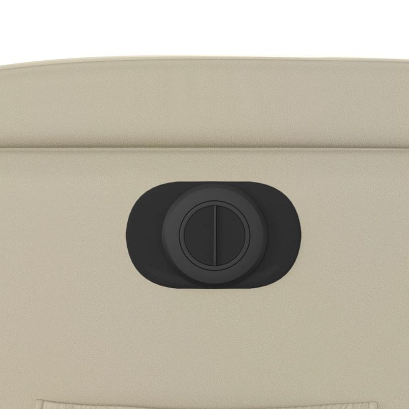 Casa si Gradina - Mobilier - Scaune si fotolii - Fotolii - Fotoliu rabatabil electric, crem, piele ecologica - Infinity.ro